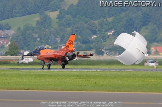 2009-06-26 Zeltweg Airpower 1624 General Dynamics F-16 Fighting Falcon - Dutch Air Force